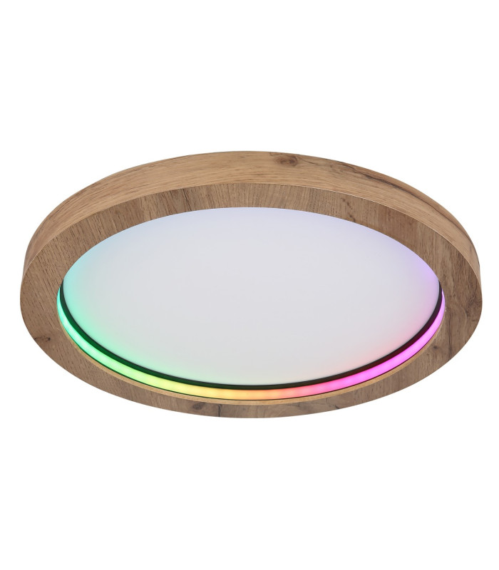 Branza Decorative Flush Ceiling Light Matt Black LED Dimmable 2700-6000K Remote Control-9