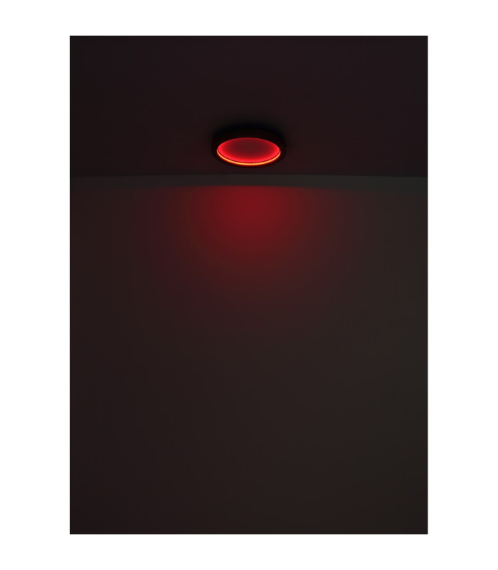 Branza Decorative Flush Ceiling Light Matt Black LED Dimmable 2700-6000K Remote Control-10