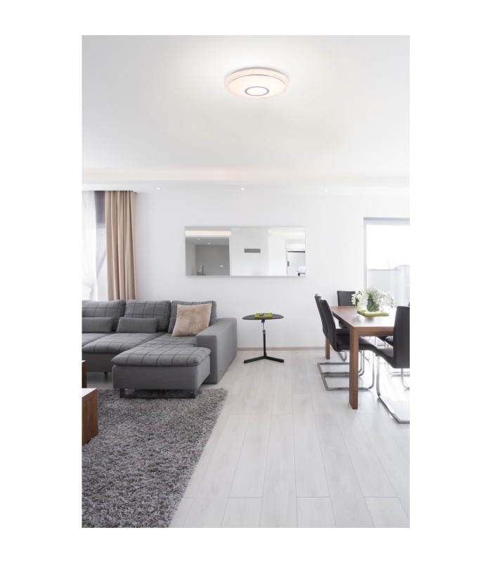 Connor 40cm Flush Ceiling Light White LED 2700-6500K-7