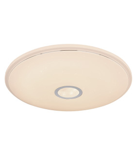 Connor 50cm Flush Ceiling Light White 1x RGB LED Dimmable 2700-6500K Remote Control Timer Tuya Smart-1