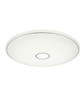 Connor 79cm Flush Ceiling Light White LED Dimmable 2700-6500K Remote Control Timer-1