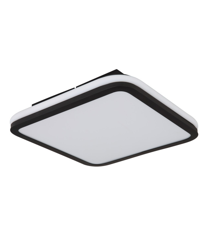 Jaxxi Flush Ceiling Light Matt Black LED Dimmable 2700-6500K Remote Control-2