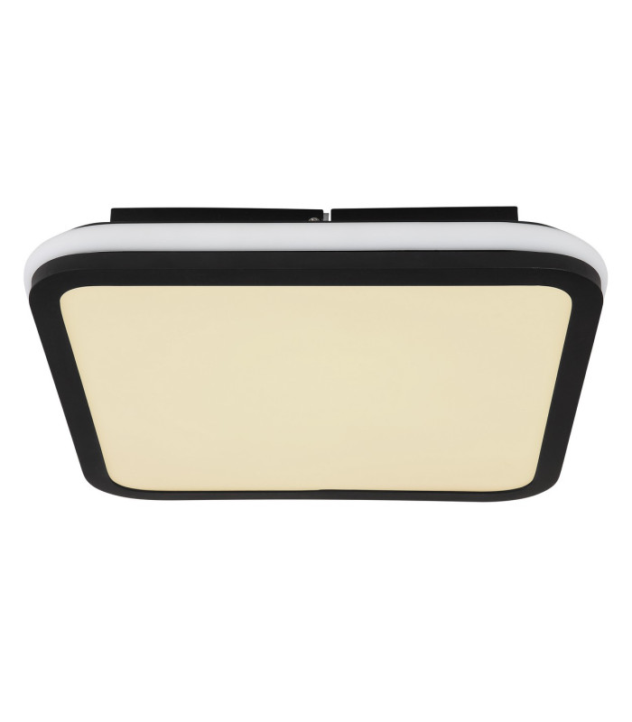 Jaxxi Flush Ceiling Light Matt Black LED Dimmable 2700-6500K Remote Control-3