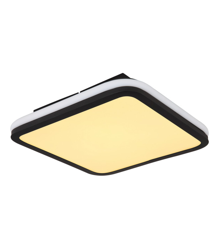 Jaxxi Flush Ceiling Light Matt Black LED Dimmable 2700-6500K Remote Control-5
