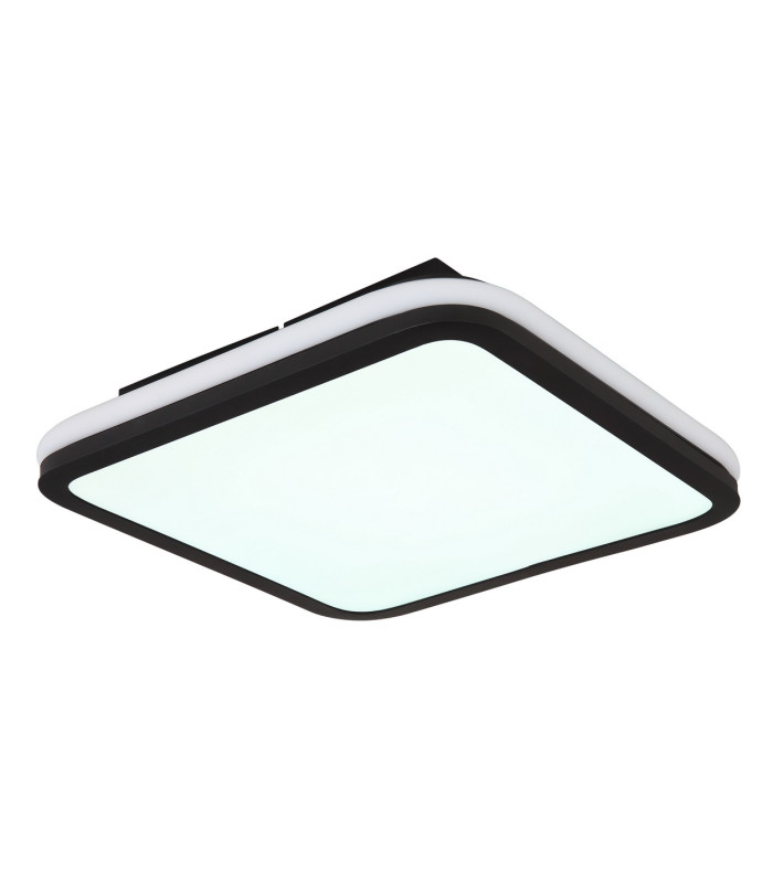 Jaxxi Flush Ceiling Light Matt Black LED Dimmable 2700-6500K Remote Control-6