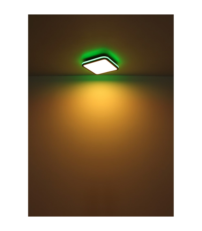 Jaxxi Flush Ceiling Light Matt Black LED Dimmable 2700-6500K Remote Control-13