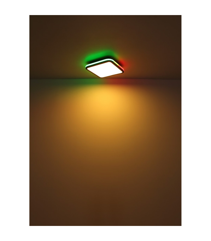 Jaxxi Flush Ceiling Light Matt Black LED Dimmable 2700-6500K Remote Control-15