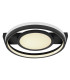 Gisell Integrated LED Semi Flush Ceiling Light Matt Black LED Dimmable 3000-6500K Remote Control-4