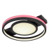 Gisell Integrated LED Semi Flush Ceiling Light Matt Black LED Dimmable 3000-6500K Remote Control-13