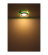 Gisell Integrated LED Semi Flush Ceiling Light Matt Black LED Dimmable 3000-6500K Remote Control-14