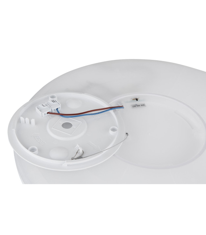 Sapana 42cm Round Flush Ceiling Light White IP44 LED 3000K-4