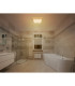 Sapana 30cm Square Flush Ceiling Light Brass-Coloured Matt IP44 LED 3000K-6