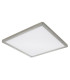 Sapana 30cm Square Flush Ceiling Light Nickel Matt IP44 LED 3000K-2