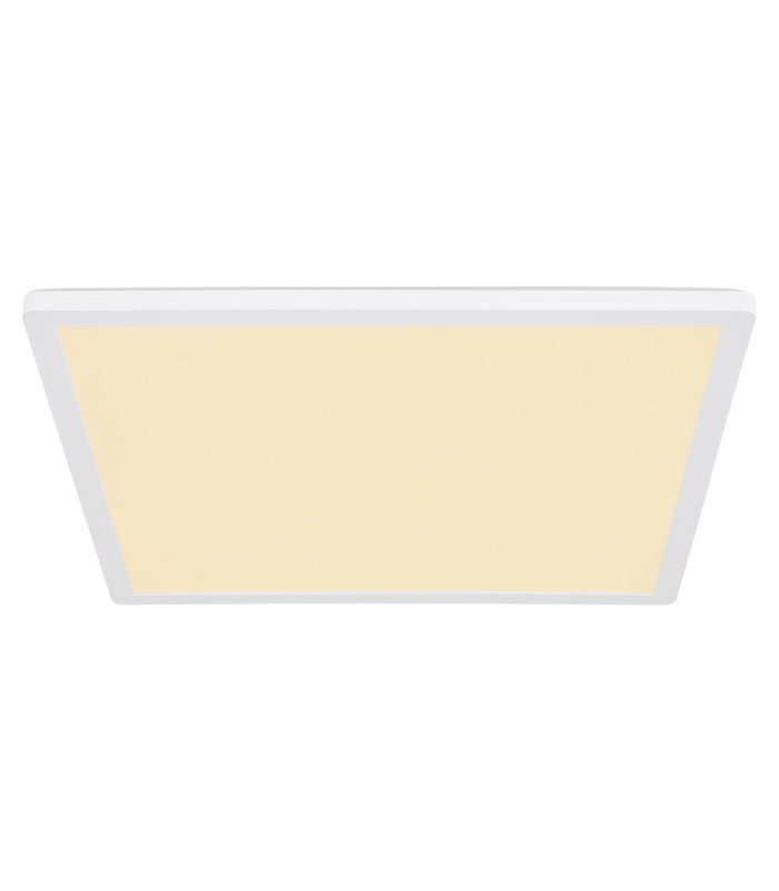 Sapana 42cm Square Flush Ceiling Light White IP44 LED 3000K-3