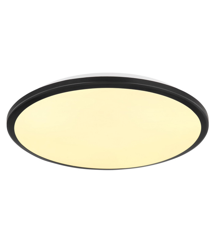 Xander Flush Ceiling Light Matt Black LED 3000K-1