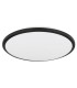 Xander Flush Ceiling Light Matt Black LED 3000K-2