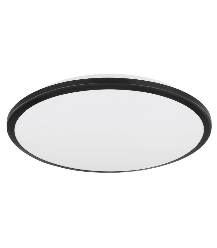 Xander Flush Ceiling Light Matt Black LED 3000K-2