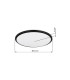 Xander Flush Ceiling Light Matt Black LED 3000K-8
