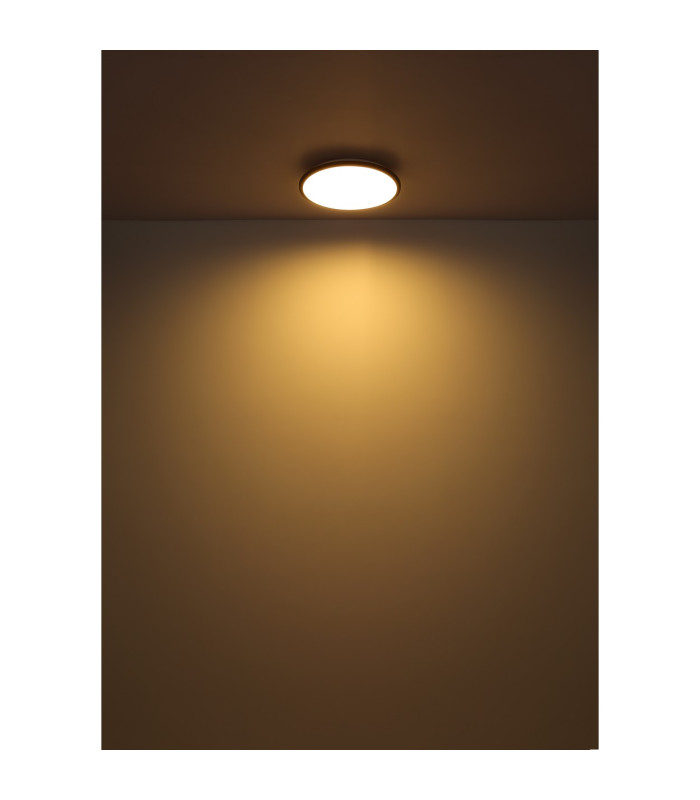 Xander Flush Ceiling Light White Matt LED 3000K-4