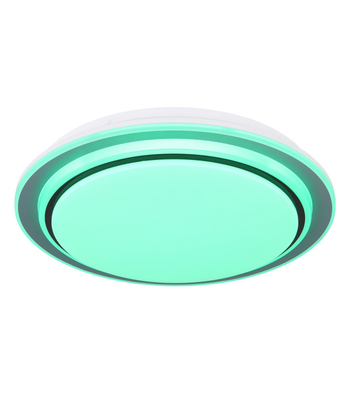 Foppa Decorative Flush Ceiling Light White Matt LED Dimmable 2700-6500K Remote Control Timer-7
