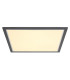 Doha 44.5cm Flush Ceiling Light Anthracite Matt LED 3000K-3
