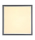Doha 44.5cm Flush Ceiling Light Anthracite Matt LED 3000K-4