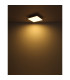 Doha 44.5cm Flush Ceiling Light Anthracite Matt LED 3000K-5