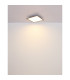 Doha 44.5cm Flush Ceiling Light Anthracite Matt LED 3000K-6