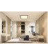 Doha 44.5cm Flush Ceiling Light Anthracite Matt LED 3000K-8