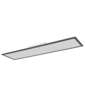 Doha 100x25cm Flush Ceiling Light Anthracite Matt LED 3000K-2