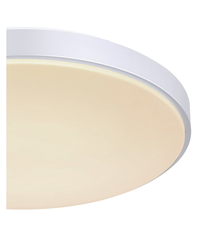 Sonny 41cm Flush Ceiling Light White LED Dimmable 2700-6500K Remote Control-4