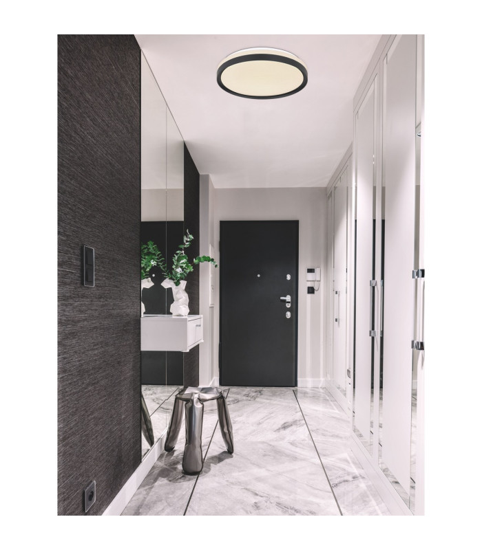 Sonny 39cm Flush Ceiling Light White LED Dimmable 2700-6500K Remote Control-8