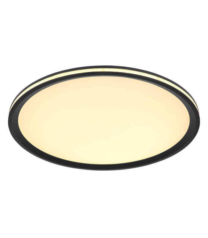 Belissa 40cm Flush Ceiling Light Matt Black LED 3000K-1