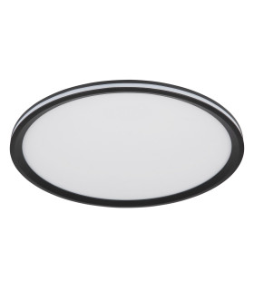 Belissa 40cm Flush Ceiling Light Matt Black LED 3000K-2