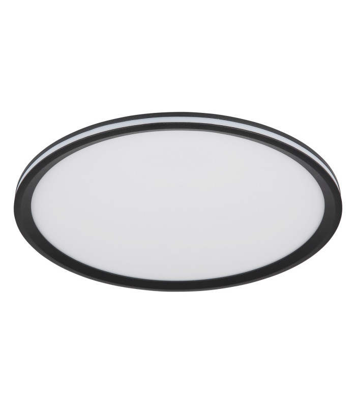 Belissa 40cm Flush Ceiling Light Matt Black LED 3000K-2