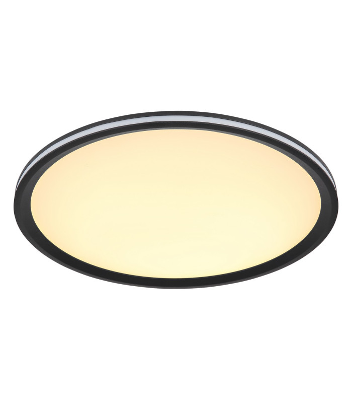 Belissa 40cm Flush Ceiling Light Matt Black LED 3000K-4