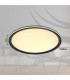 Belissa 40cm Flush Ceiling Light Matt Black LED 3000K-10