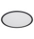 Belissa 50cm Flush Ceiling Light Matt Black LED 3000K-2