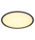 Belissa 50cm Flush Ceiling Light Matt Black LED 3000K-4