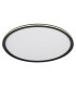 Belissa 50cm Flush Ceiling Light Matt Black LED 3000K-5