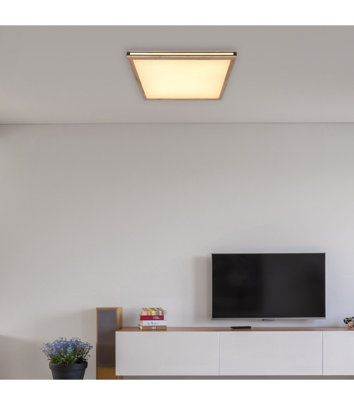 Carla 60cm Flush Ceiling Light White LED 3000K-7
