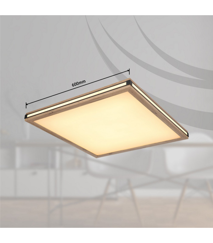 Carla 60cm Flush Ceiling Light White LED 3000K-8