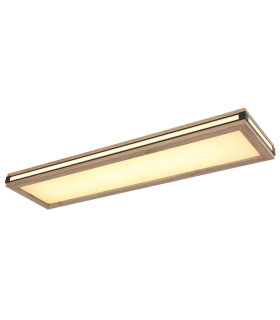 Carla 80x20cm Flush Ceiling Light White LED 3000K-1