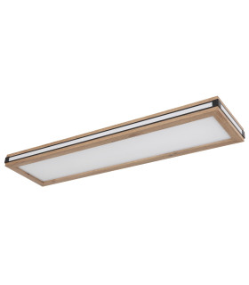 Carla 80x20cm Flush Ceiling Light White LED 3000K-2