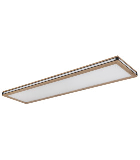 Carla 120x30cm Flush Ceiling Light White LED 3000K-2