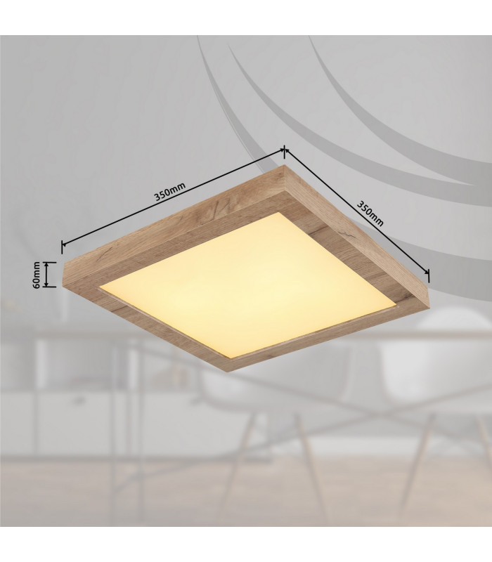 Xavvi Flush Ceiling Light White Matt LED 3000K-6