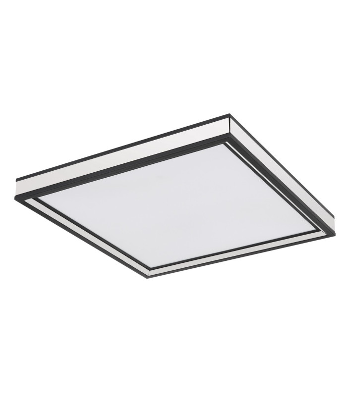 Jessy Flush Ceiling Light Matt Black LED 3000K-2