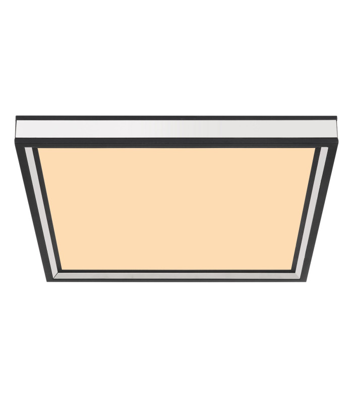 Jessy Flush Ceiling Light Matt Black LED 3000K-3