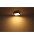 Jessy Flush Ceiling Light Matt Black LED 3000K-6