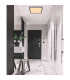 Jessy Flush Ceiling Light Matt Black LED 3000K-9